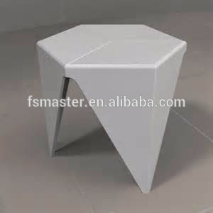 Small side coffee table simple stool plastic prismatic stool