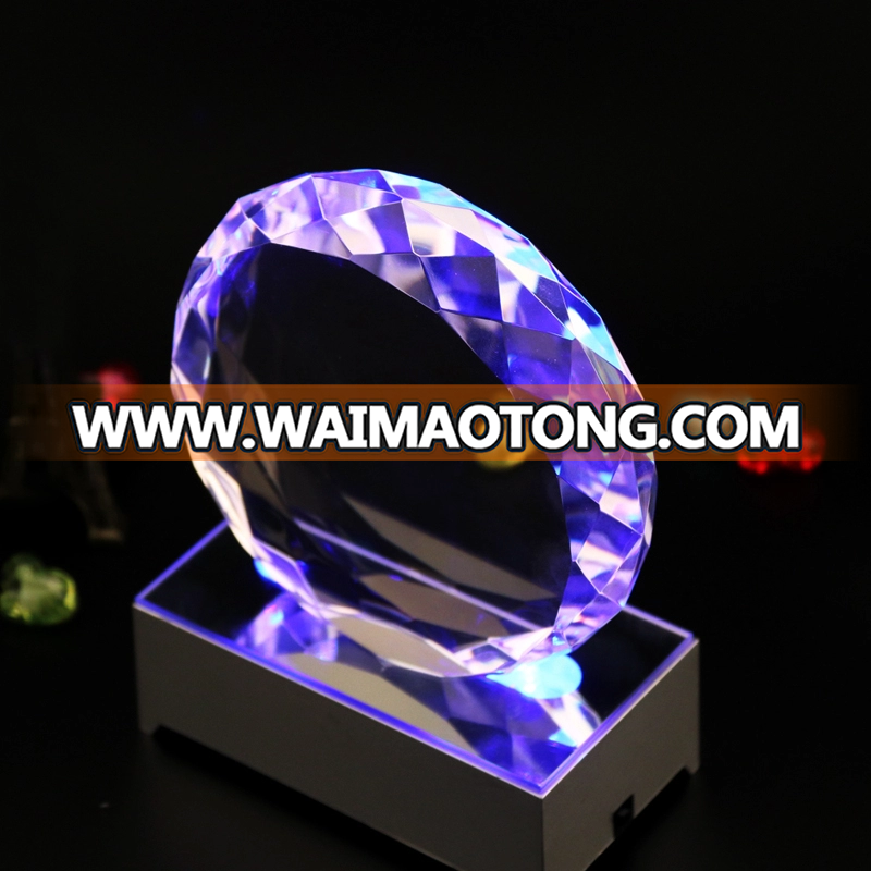 wholesale round shape paperweight with facet For Etching Wedding Souvenir Business Corporate Gifts