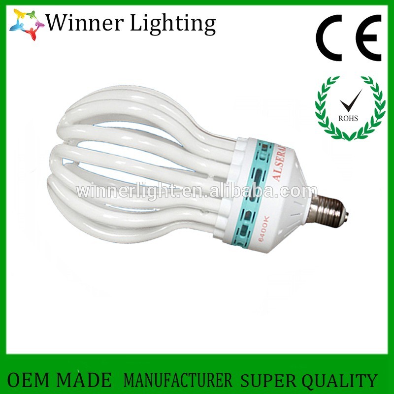 High Power energy saving lamp bulbs 6u Lotus Bulb cfl Fluorescent Lamp in dubai factory Canton fair alibaba express