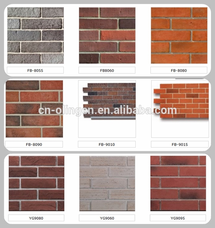 Artificial brick decoration building panel