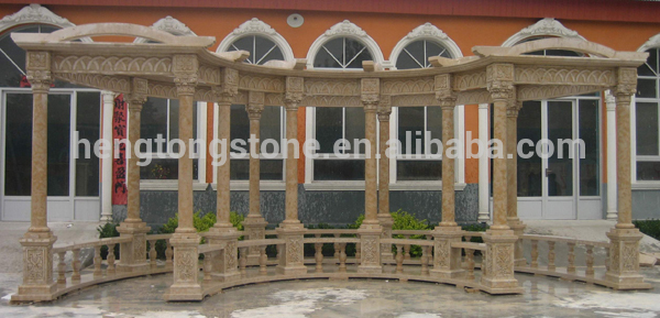 Decorative Marble Stone Garden Gazebo