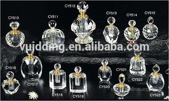 Blank Diamond Ball Perfume Bottle For Anniversary Souvenir