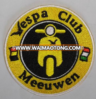 custom design embroidery badge 3D logo customs embroidery patch