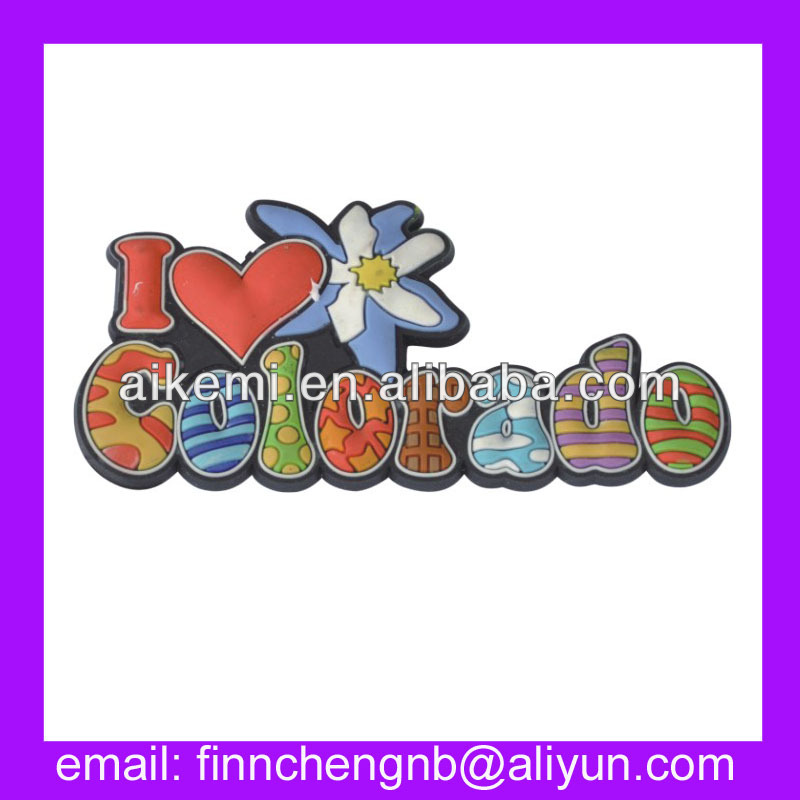 souvenir3D embossed flower rubber PVC fridge magnet,home decoration souvenir 3d fridge magnet,Europe artifical rubber magnet