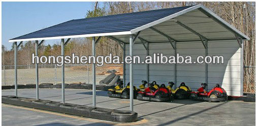 Sandwich Panel steel structure house as garage