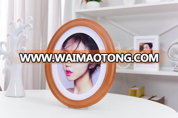 Hot Sale Oval Picture Photo Frame / Wood Photo Frame of 2015 New Style