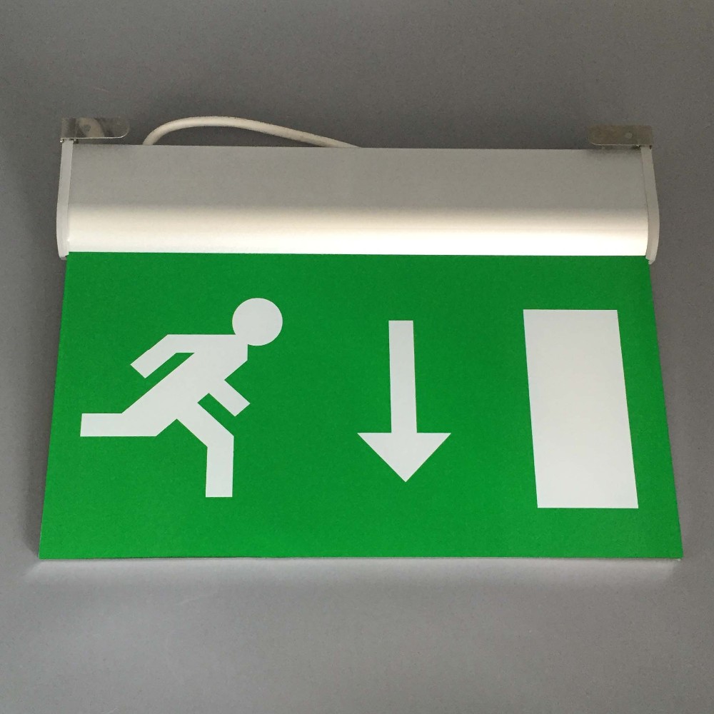 Double Side Rechargeable LED Emergency Exit Sign