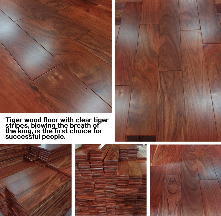 Wholesale Solid Tiger Timber Wooden Flooring Solid Wood