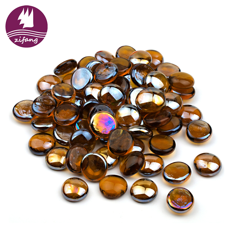 Heat resistance fire glass beads for fire pits decoration