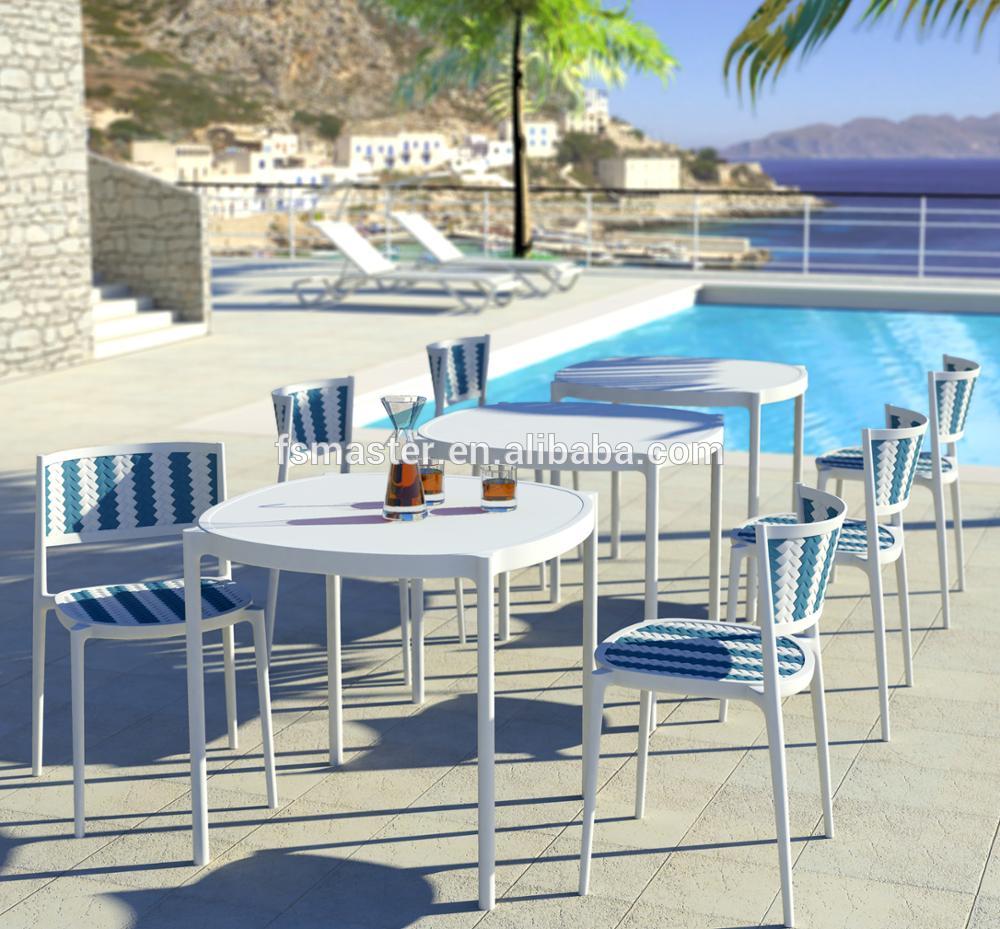 Anti UV pool side chair plastic outdoor chair