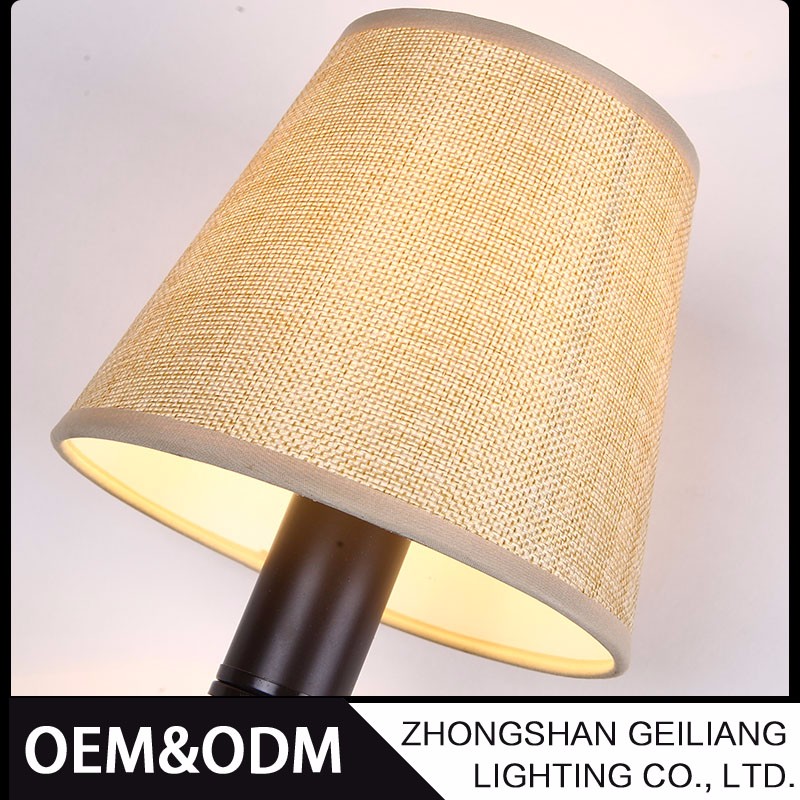 hotel restaurant bed room white light shade american village led wall reading lamp