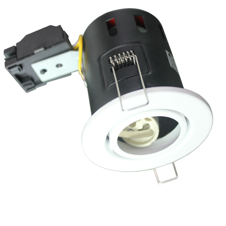 Die casting IP65 90min. flame proof GU10 fire rated downlight-directional fire rated downlights