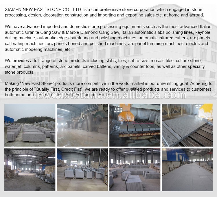 China grey granite outdoor step covering tile