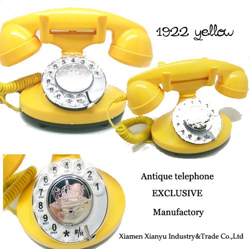 yellow vintage telephone for sale