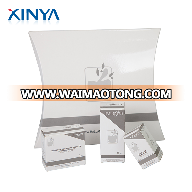 XINYA Chinese Factory Multi Different Size Creative Custom Made Medicine Paper Packaging Box