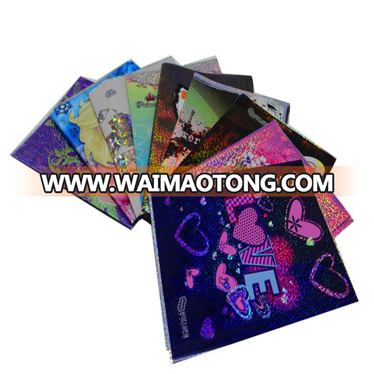 Embossed colored hard pvc book cover