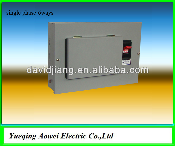 NEN single phase 6ways distribution board