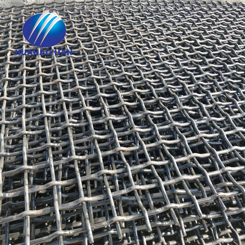 export Russia Saudi Arabia stone crusher screen mesh 65Mn vibrating screen mesh quarry screen