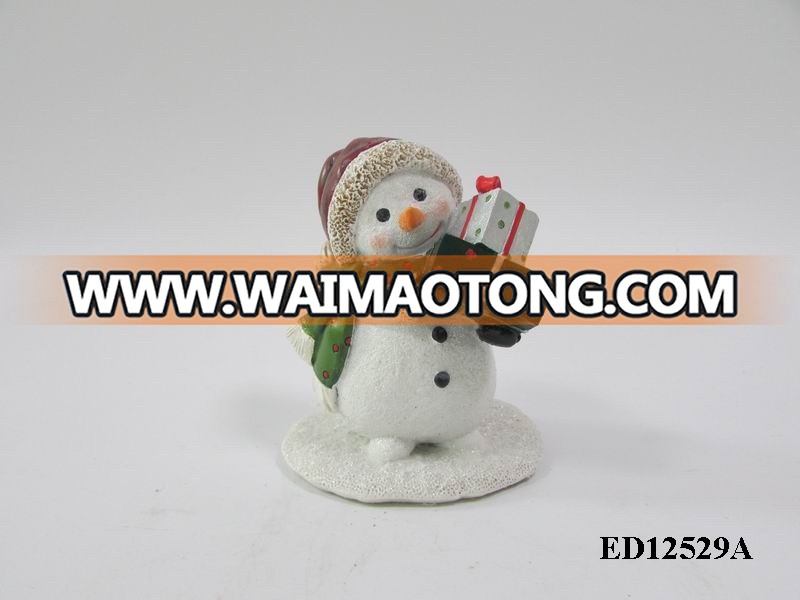 ED12529A Wholesale German American Christmas Decorations Goods Christmas Snowmen Figurine