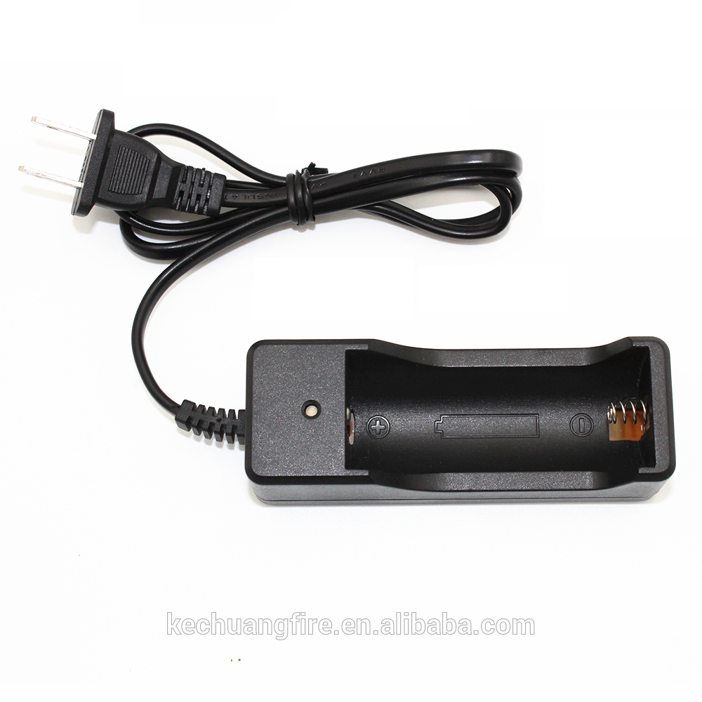 Universal 4.2V Single Battery Charger For 26650 Rechargeable 3.7V Li-ion Battery