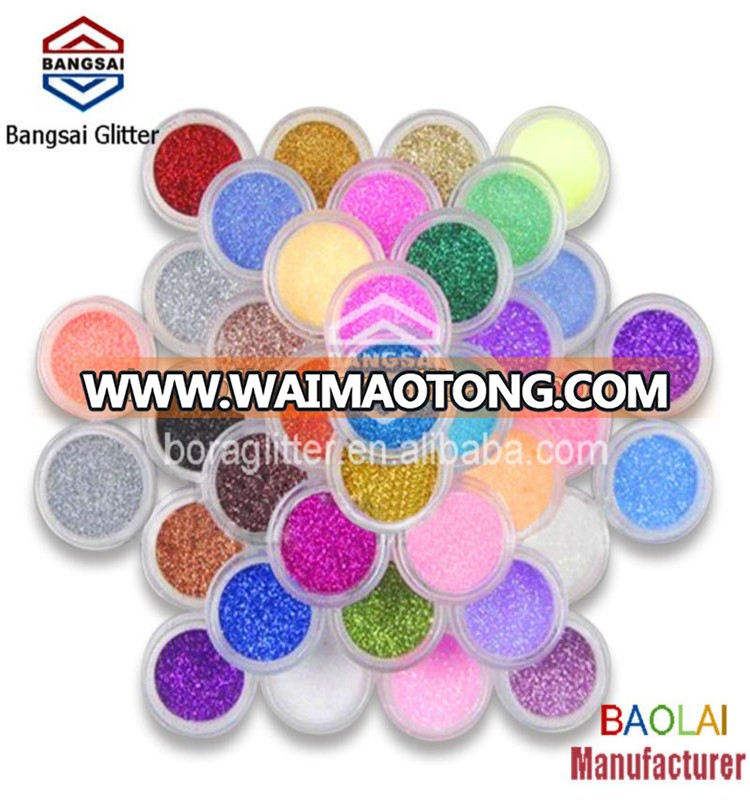 Wholesale Bulk Cosmetic Biodegradable Glitter Powder use for Face Body Nail and Handicraft