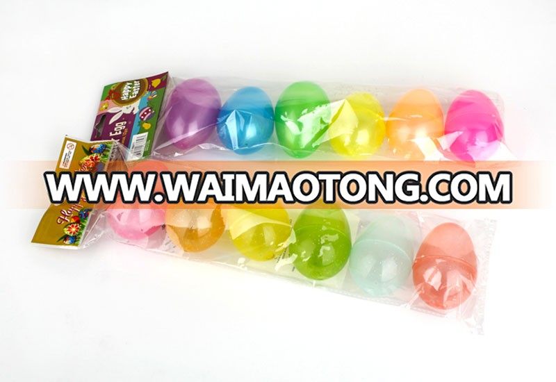 2018New Design:Plastic Attractive Egg with Metallic-Colorful glitter eggs