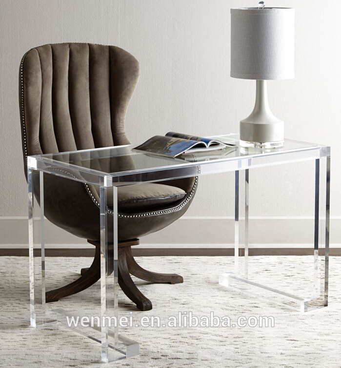 Modern elegant acrylic office table