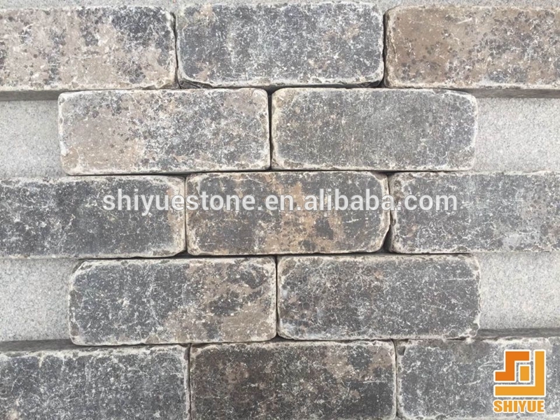 China Coffee Grey Cheap Limestone Cobble Stone limestone brick pavers limestone