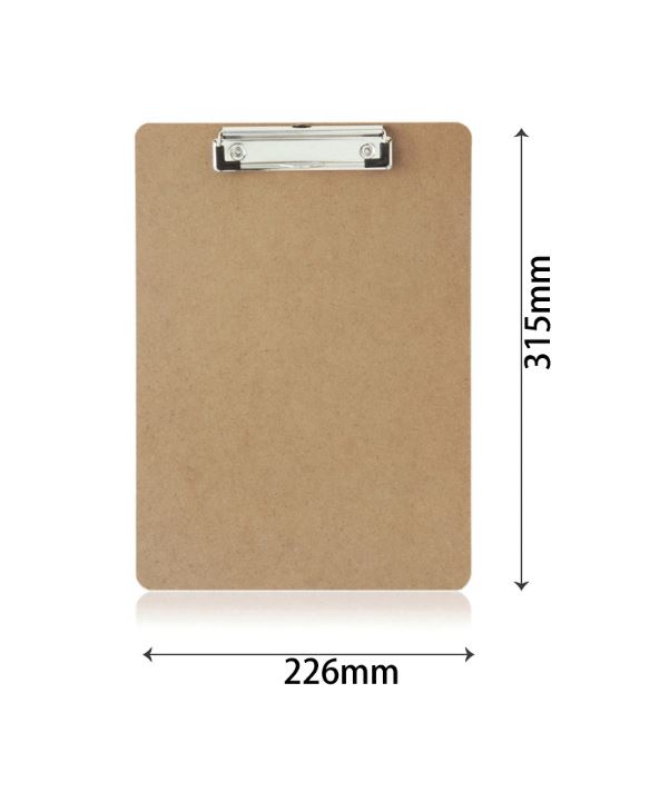 Durable A4/A5 Wooden Clipboard for Office Supply & School Stationery & Home Use