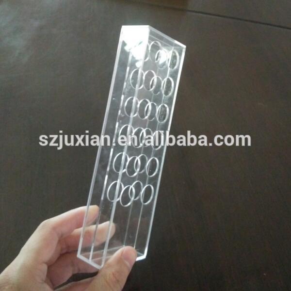 Acrylic lipstick display stand/Plexiglass cosmetic display shelf/PMMA Makeup display rack