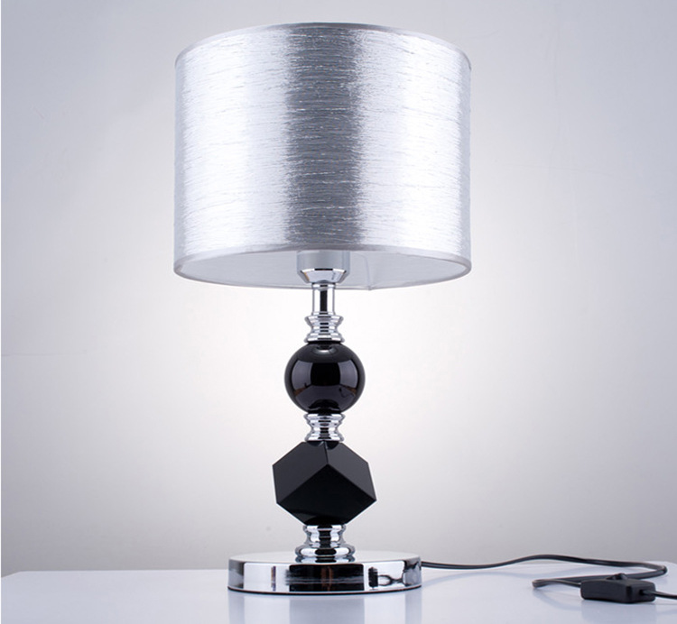 Free Shipping Hotel Bedside Lamp bedroom bedside  crystal decorative modern simple table lamp