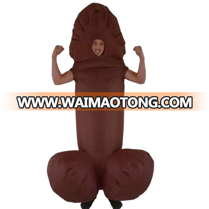 Inflatable Penis Costume Fancy Dress Bodycock Stag Hen Night Willy Party Outfit