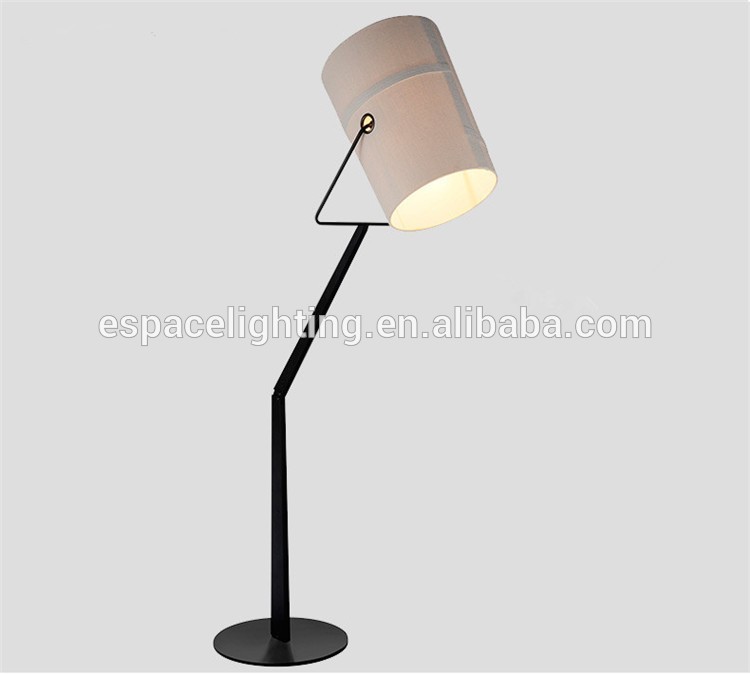 Replica Fabric shade designer arc floor lamp