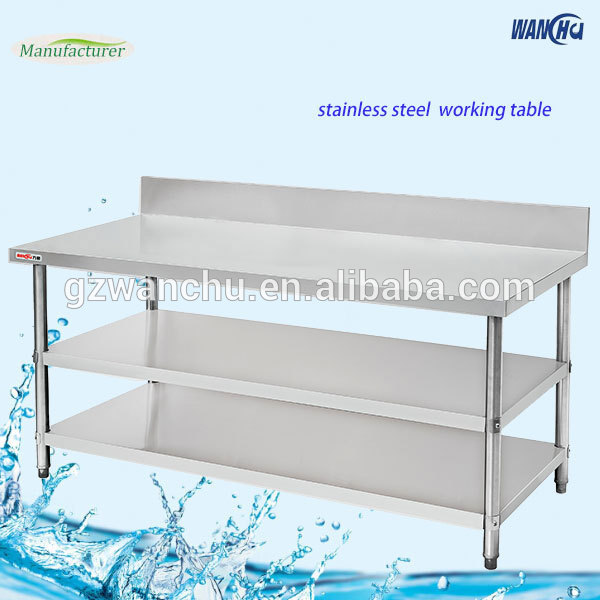 Kitchen Equipment Work Bench,Kitchen Work table ,Stainless Steel Work Table With Under Shelf