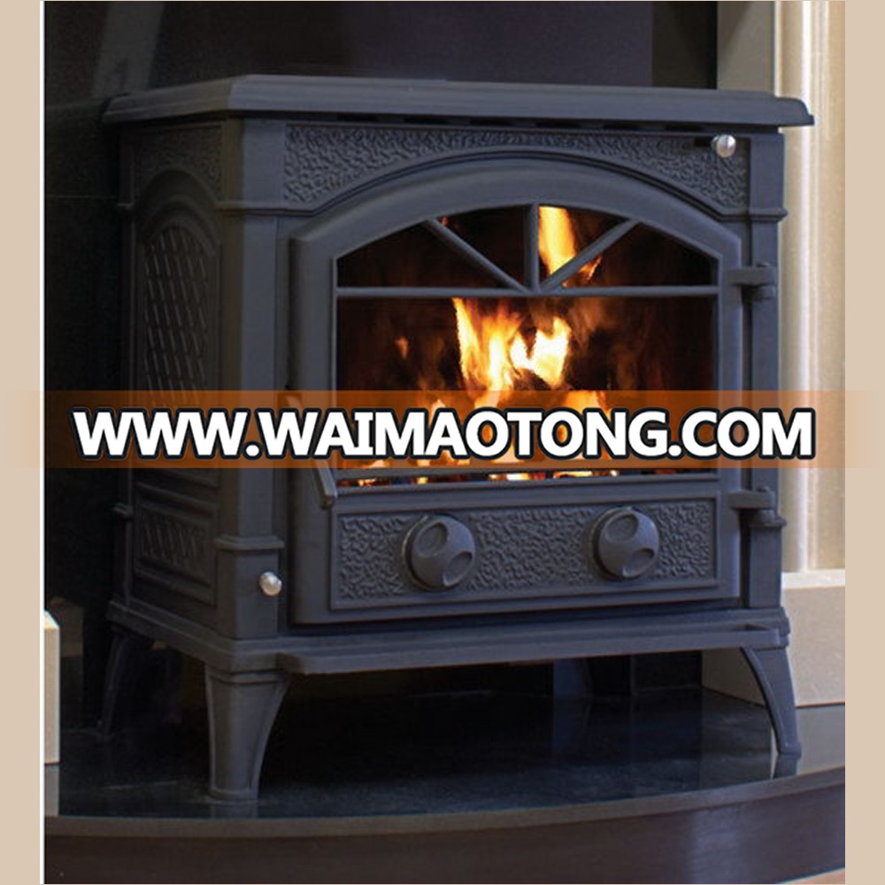 2018 Wholesale Cast Iron Burning Wood Fireplace