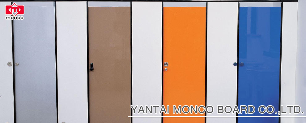 High Performance Compact Density Fiberboard For Toilet Cubicle