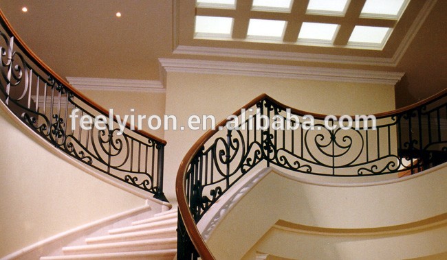 price wrought iron stair railing FH-015