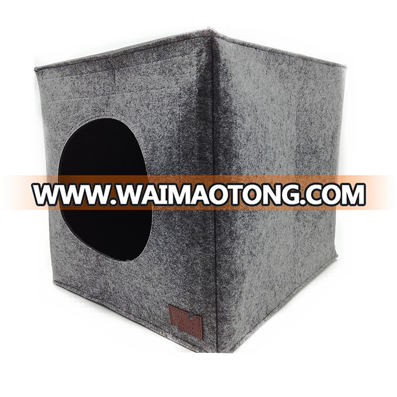 Minimalist soft the eco-friendly material customized service cat cave