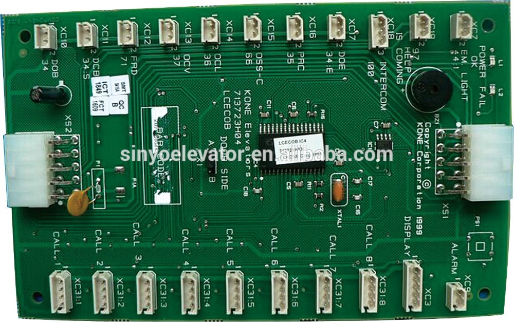 Kone Elevator Car 2 Button PC Board KM612913H07