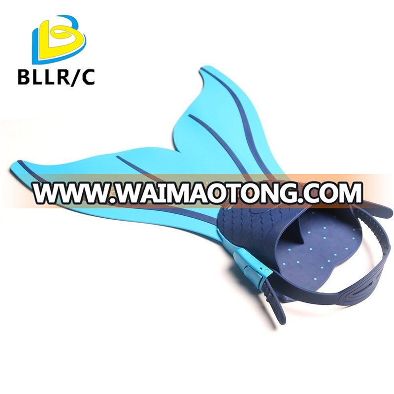 Swimming Fins Snorkeling Foot Flipper adjustable Mermaid Swim Fin for Girl Diving Swimming Equipment