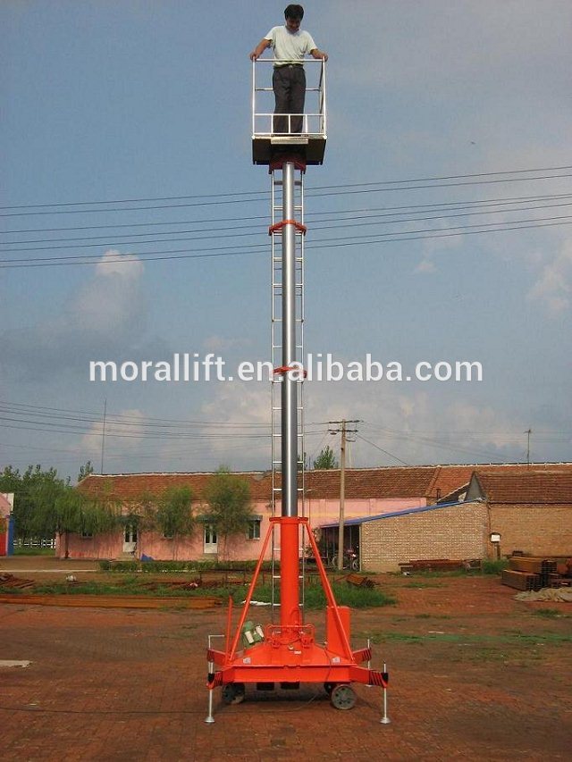 Mobile Dual Personnel Telescoping Mast Lift