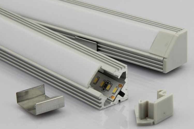 30w Extrusion Profile Aluminium Heatsink Cooling For Led Strip