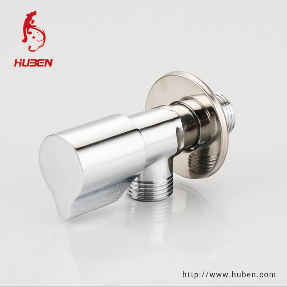 Hot sale Bathroom Application Chrome Plated brass angle valve