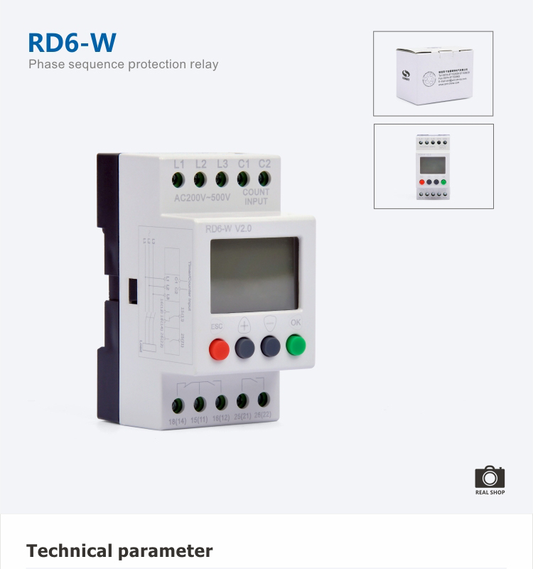 Over Under Voltage Relays RD6-W