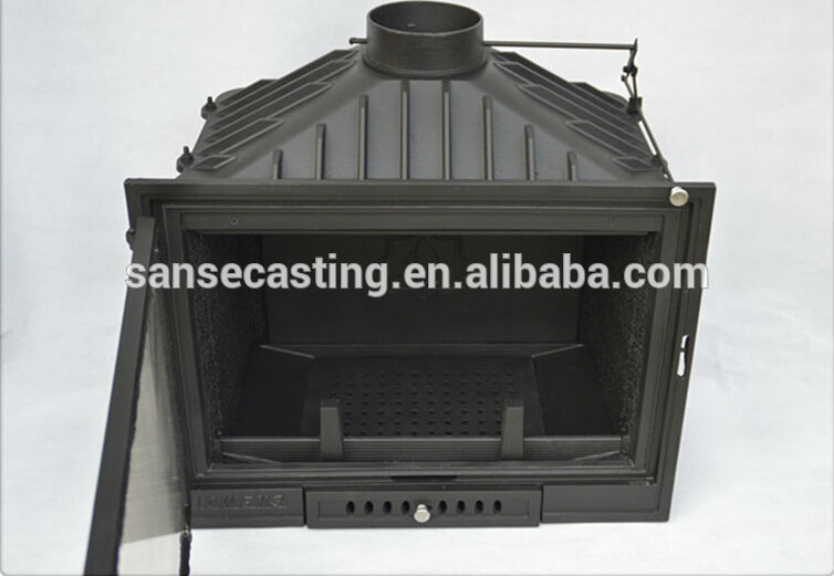 cast iron material and wood fireplace type solid fuel fireplace BSC328