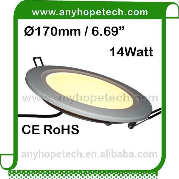 Best selling hot promotion diameter 170mm 14Watt suspended ceiling led lighting