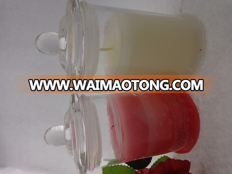 glass jar candle soy wax candle