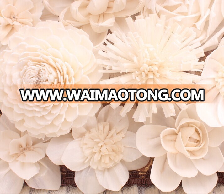 Cheap wholesale daisy scent sola wood/paper flower