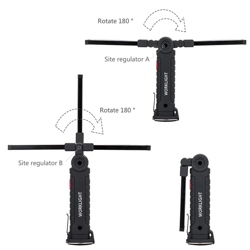 USB charging Magnetic Base COB LED Work light for Car Repair