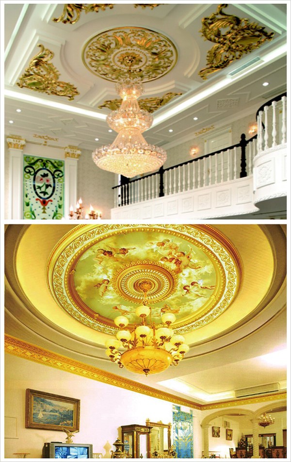 Manufactory of High quality Gypsum Plaster Ceiling Centers, Swags & Rosettes Ceiling Domes